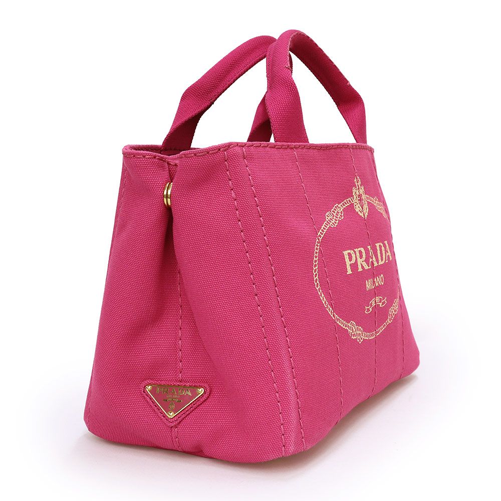 プラダ B2439G カナパ CANAPA キャンバス FUXIA フューシャピンク 2Way 