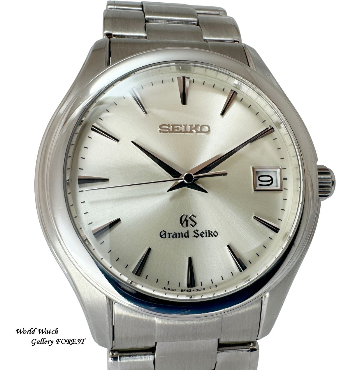 【Grand Seiko グランドセイコー☆SBGX005】中古 メンズ腕時計 クオーツ 9Fクオーツ 9F62-0A10 シルバー文字盤