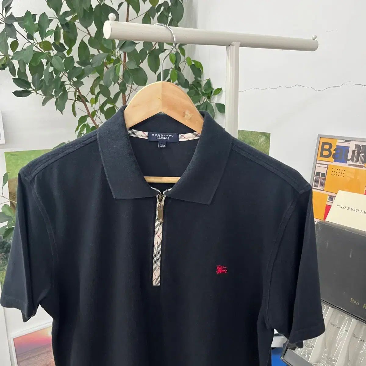 バーバリー ピケ 半袖 Tシャツ L