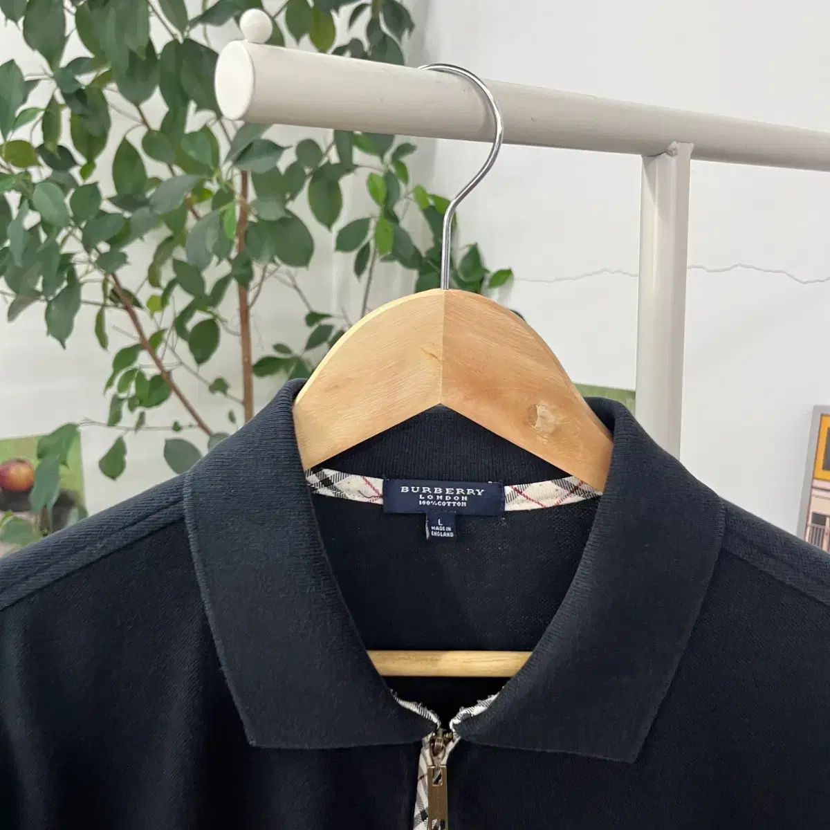 バーバリー ピケ 半袖 Tシャツ L