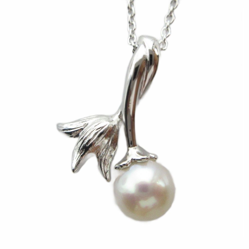 タサキ 田崎 TASAKI ネックレス アクセサリー Silver925 パール 真珠 シルバー色 ■GY18 /MQ