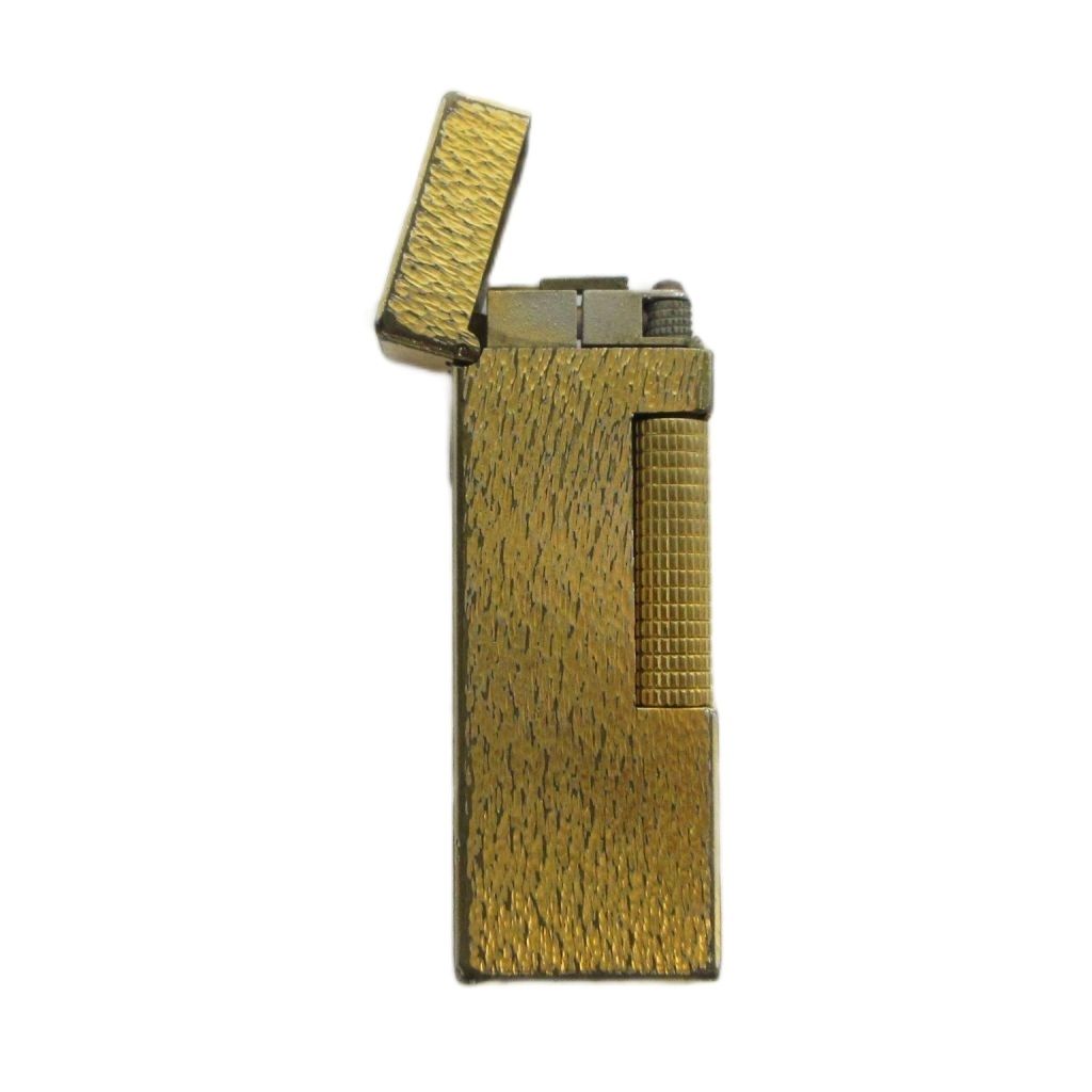 ダンヒル　ゴールドライター dunhill ダンヒル ガスライター 喫煙具 ゴールド ケース付 動作未確認