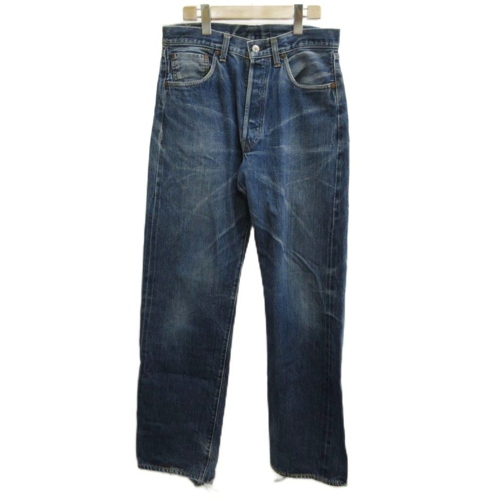 リーバイス Levi's 501XX デニム ジーンズ 33 インディゴ ブルー ボタンフライ フルレングス /PP ■GY42
