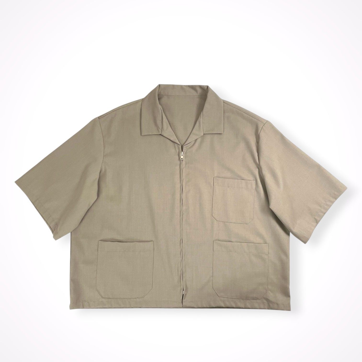 FIFTH GENERAL STORE / オープンカラー ジップアップシャツ SIZE：FREE