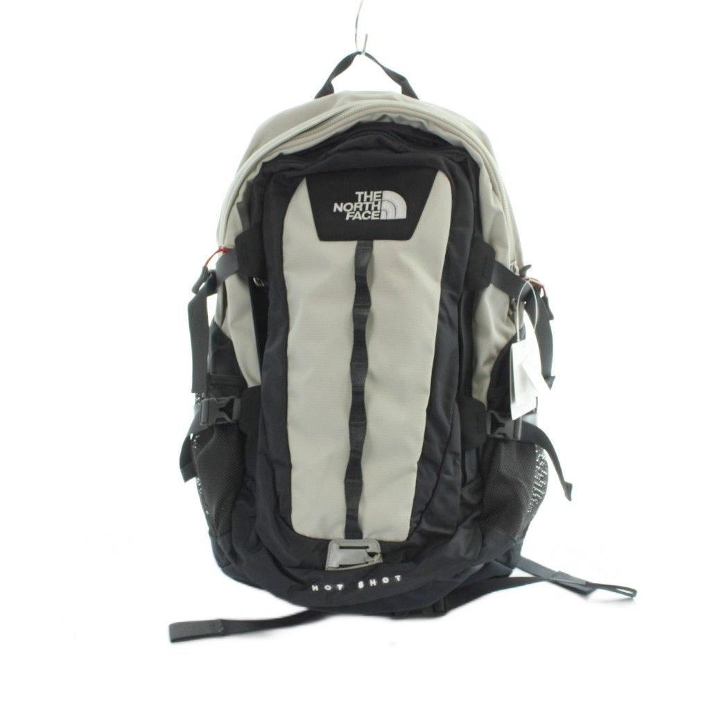 ザノースフェイス THE NORTH FACE NM71452 HOT SHOT リュックサック バックパック ロゴ レザー 黒 ブラック グレー ■GY18 /MQ