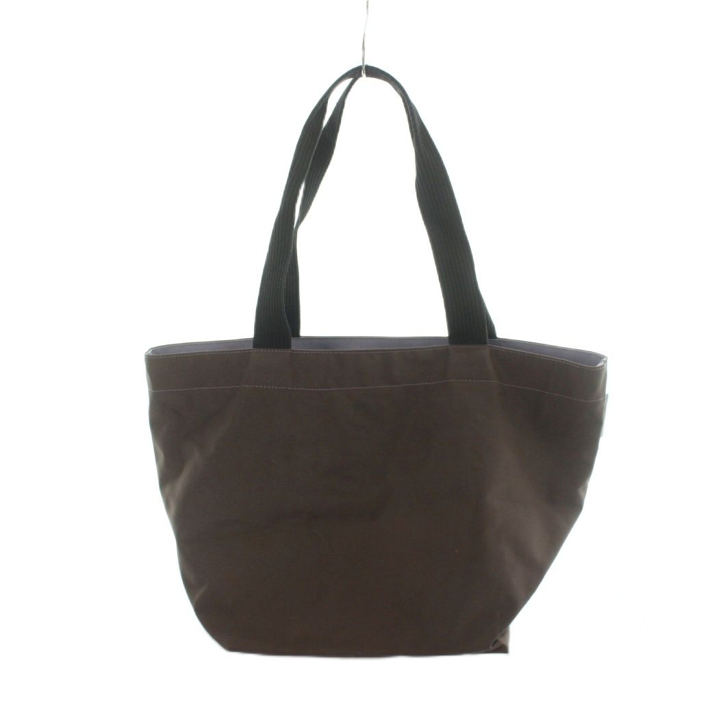 エルベシャプリエ Herve Chapelier トートバッグ ハンド ロゴ ナイロン 茶 ブラウン ■GY18 /MQ