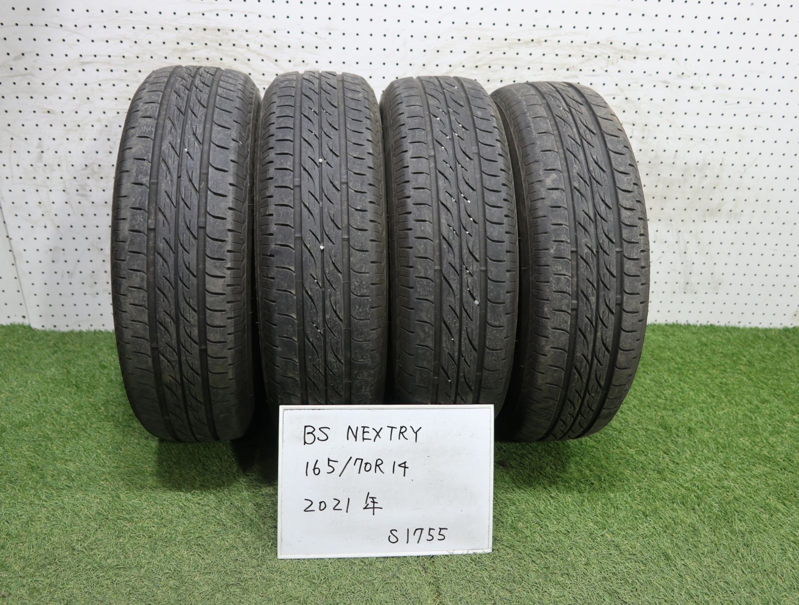 1(S1755)☆2021年製/BS/NEXTRY/165/70R14☆マーチ・ヴィッツ等に