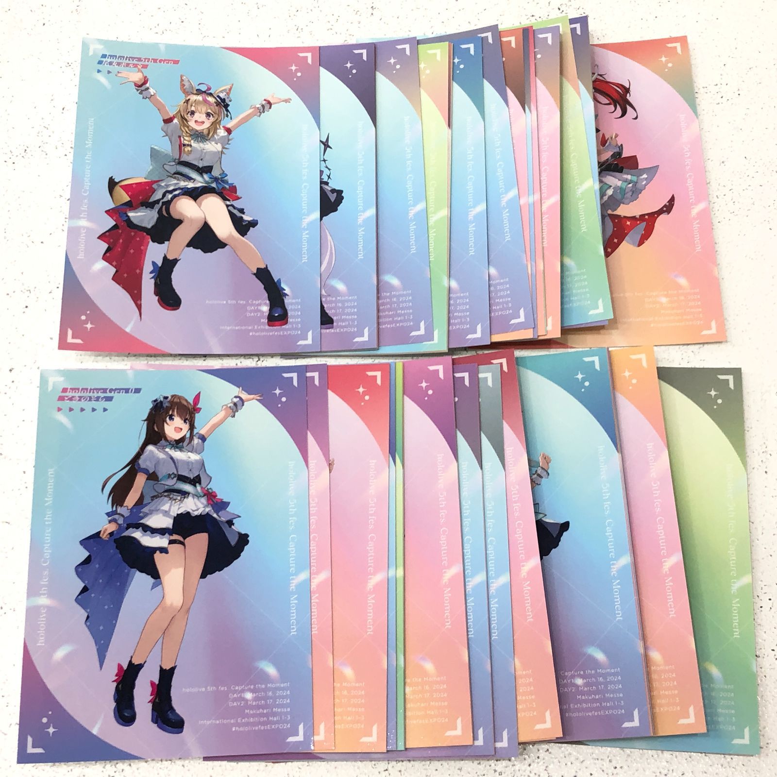 【小牧店】ホロライブ 5th fes Blu-ray 封入特典 イラストカード53枚 【PY319-0257】