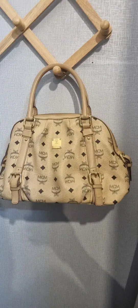 MCM トートバッグ レディースバッグ ベージュ