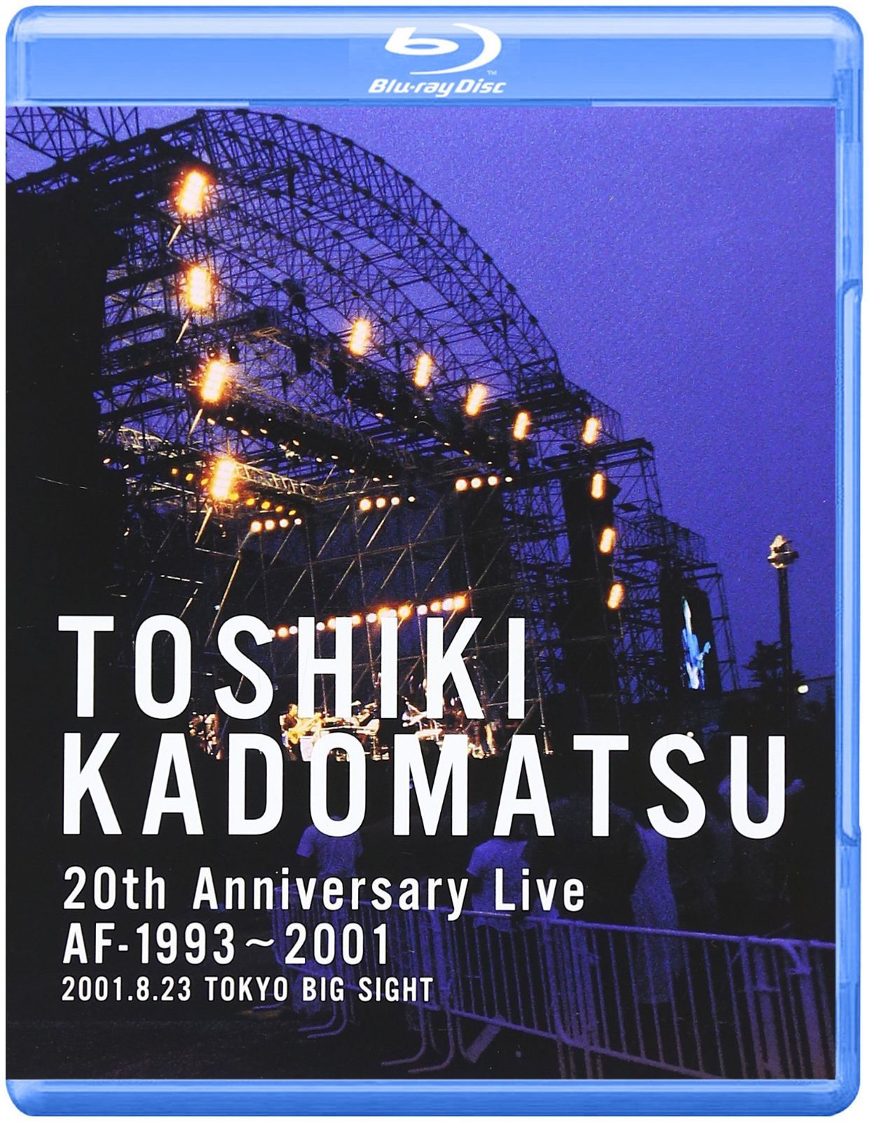 TOSHIKI KADOMATSU 20th Anniversary Live AF-1993~2001 -2001.8.23 東京ビッグサイト西屋外展示場- [Blu-ray]