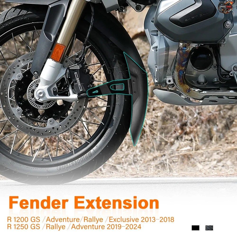 BMW R1250GS R1250GS GSA RALLYE 2019- R1200GS R1200GS ADVENTURE RALLYE EXCLUSIVE 2013-18用フェンダーエクステンダーマッドガードスプ