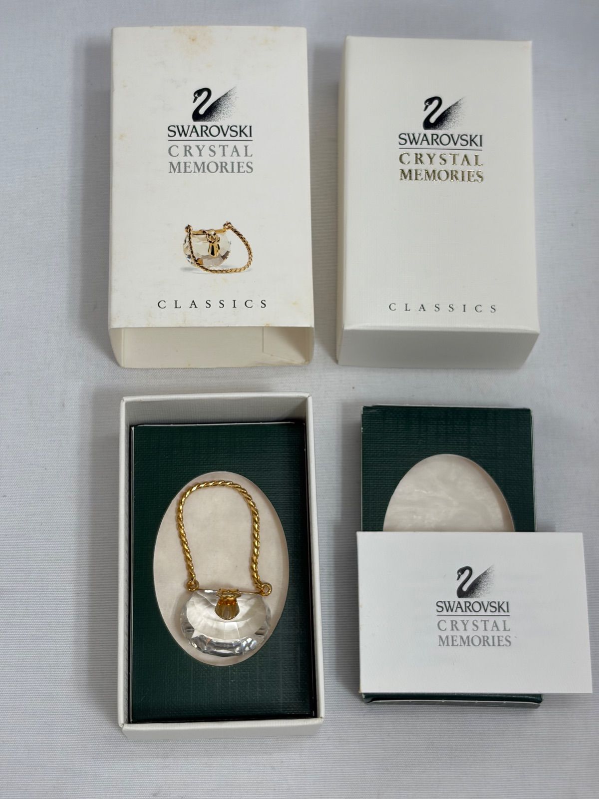 SWAROVSKI ミニチュアハンドバッグ クリスタルメモリーズ