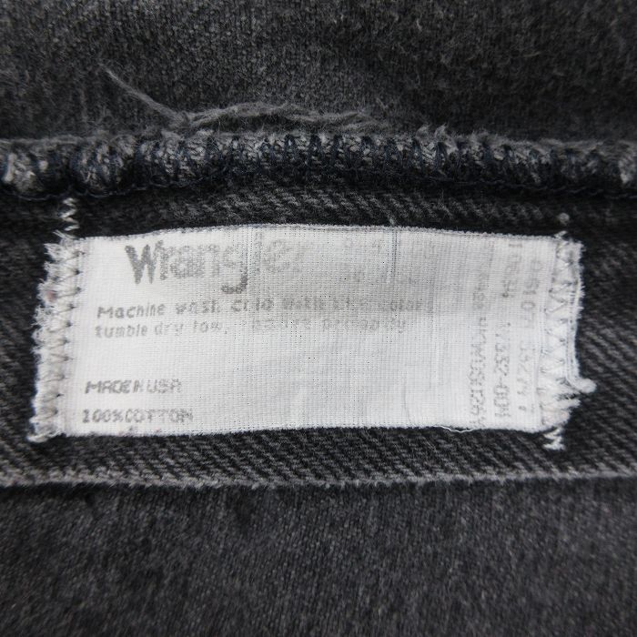 W35/古着 ラングラー ジーンズ メンズ 90年代 90s コットン USA製