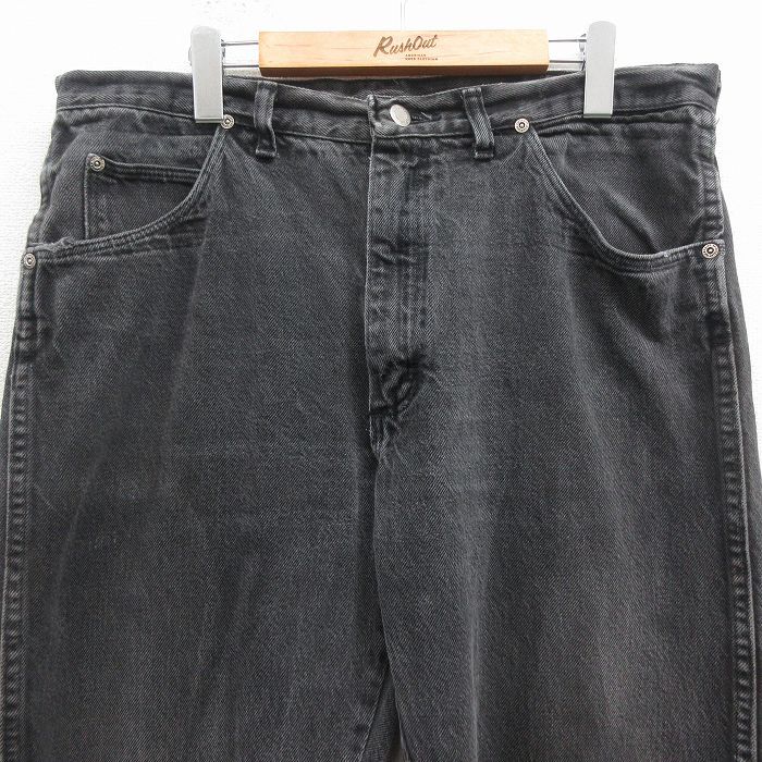 W35/古着 ラングラー ジーンズ メンズ 90年代 90s コットン USA製