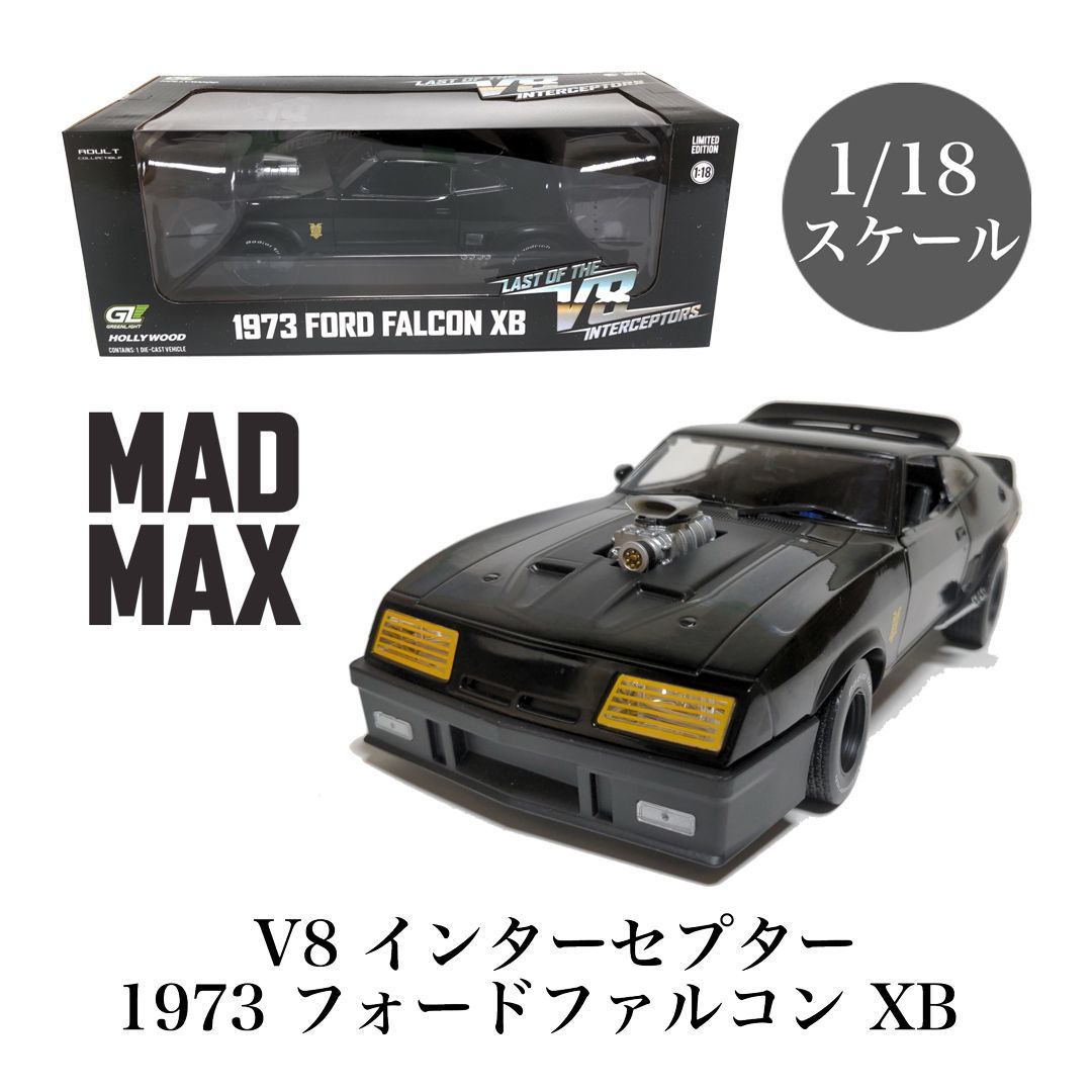 マッドマックス V8 インターセプター 1/18スケール ＆ 1/43スケール セット