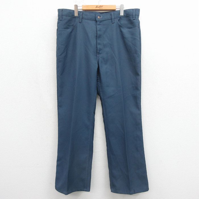 W40/古着 リーバイス Levis 517 パンツ メンズ 80年代 80s ブーツカット 大きいサイズ USA製 ネイビー【spe】 26may18