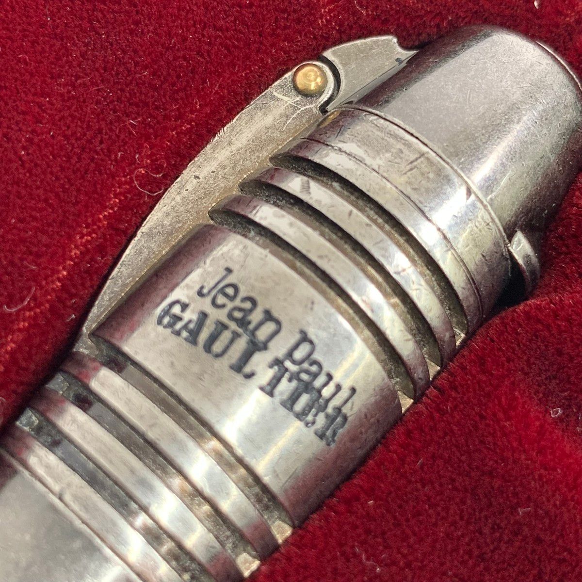 JEAN PAUL GAULTIER ジャンポールゴルチエ ガスライター シルバー 