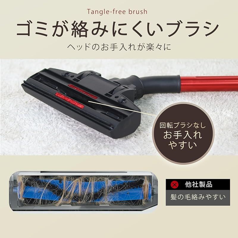 LNSOO 掃除機 コード式 サイクロン 17000Pa 超強力吸引 5M電源コード