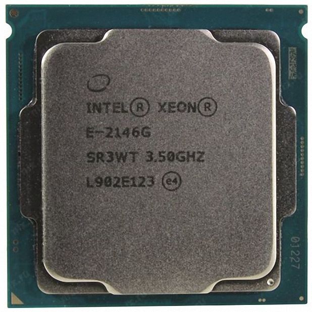 Intel Xeon E-2146G SR3WT 6C 12T 3.5GHz to 4.5GHz Socket 1151 Coffee Lake-S WS 14NM 12MB 80W Jul