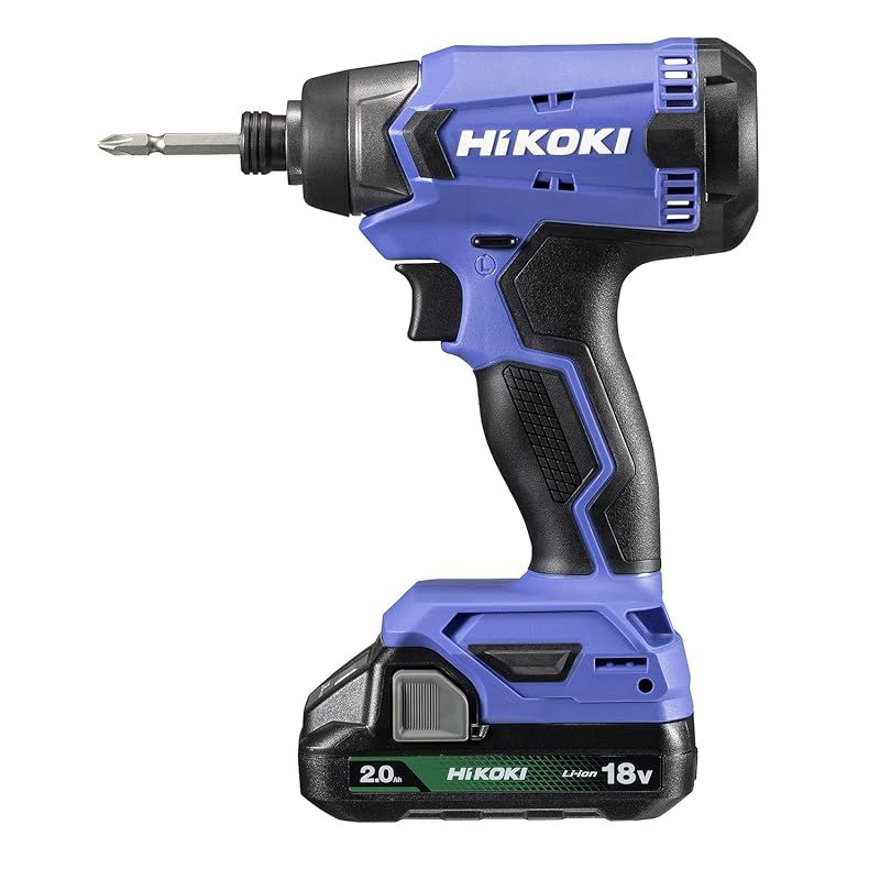 HiKOKI(ハイコーキ) 18V インパクトドライバー FWH18DA 2.0Ah バッテリー1個・充電器・ケース付 充電式 電動ドライバー FWH18DA（BG)