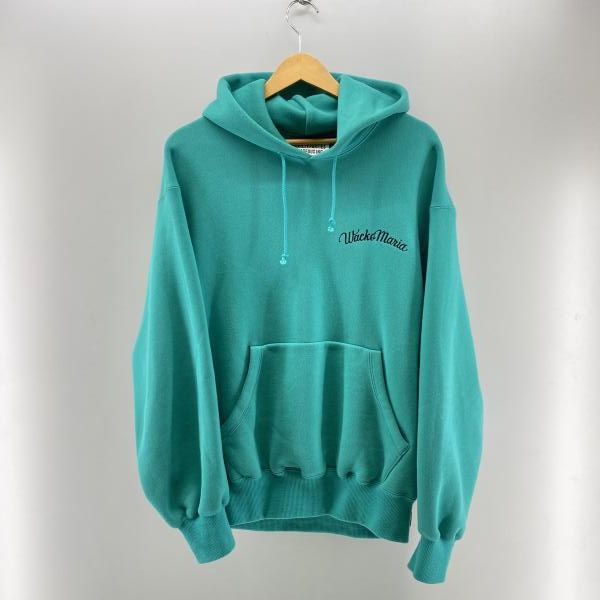 【中古】WACKO MARIA 25FW MIDDLE WEIGHT PULLOVER HOODED SWEAT SHIRT ターコイズ サイズM ワコマリア[24]