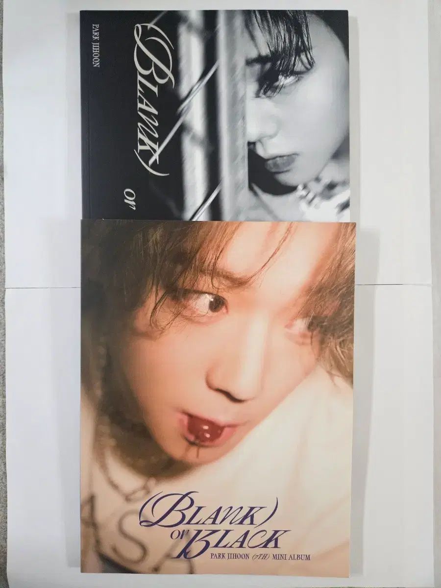 パク・ジフン(PARK JIHOON) Blank of Black ミニ 7集 フォトブック PHOTOBOOK+CD 2巻