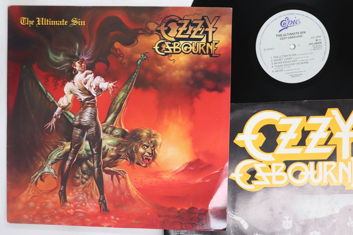 LP Ozzy Osbourne Ultimate Sin EPC26404 EPIC /00260｜詳細画像