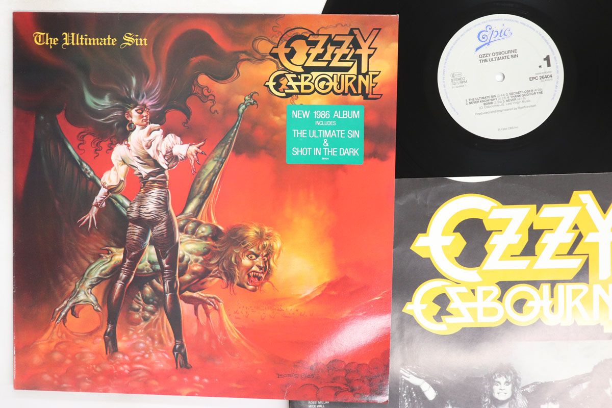 LP Ozzy Osbourne Ultimate Sin EPC26404 EPIC /00260