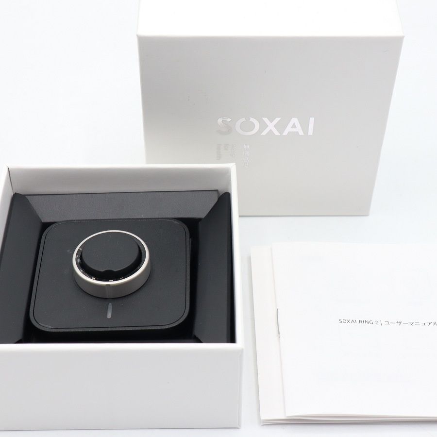 【美品】SOXAI RING 2 マットシルバー 18号 SOXAIRING2MSL18 スマートリング ソクサイリング 本体