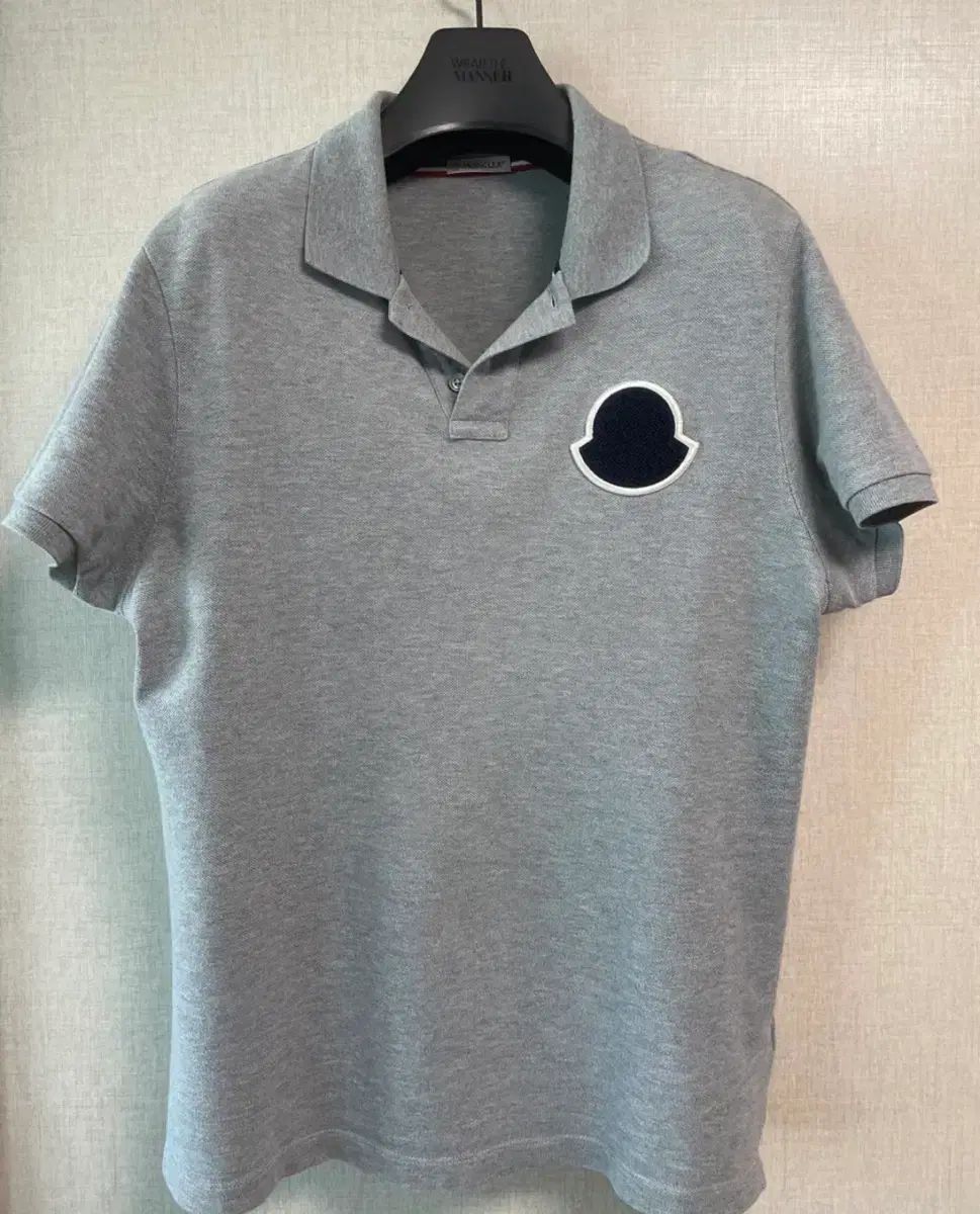 MONCLER(モンクレール) 半袖 カラーTシャツ グレー