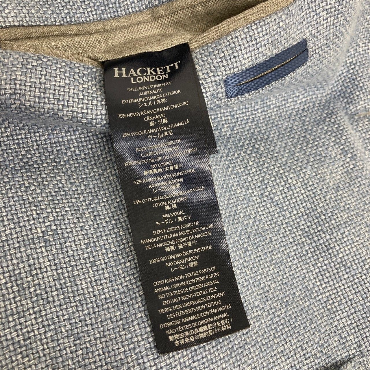 HACKETT LONDON/ハケットロンドン/2Bジャケット/ブルー/サイズ40 