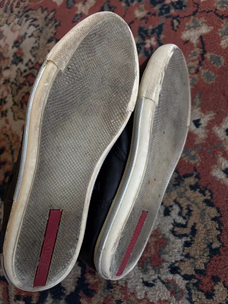 Old prada leather high top