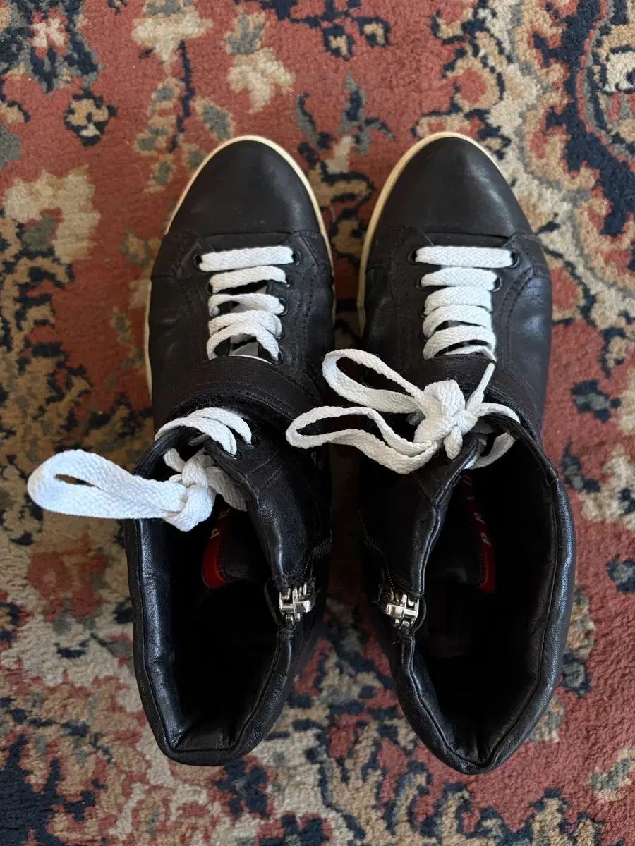Old prada leather high top