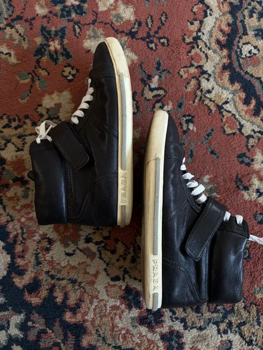 Old prada leather high top