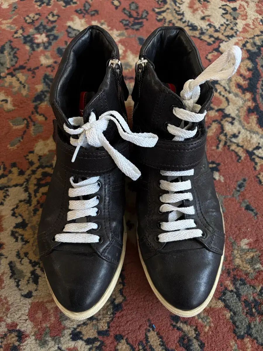 Old prada leather high top