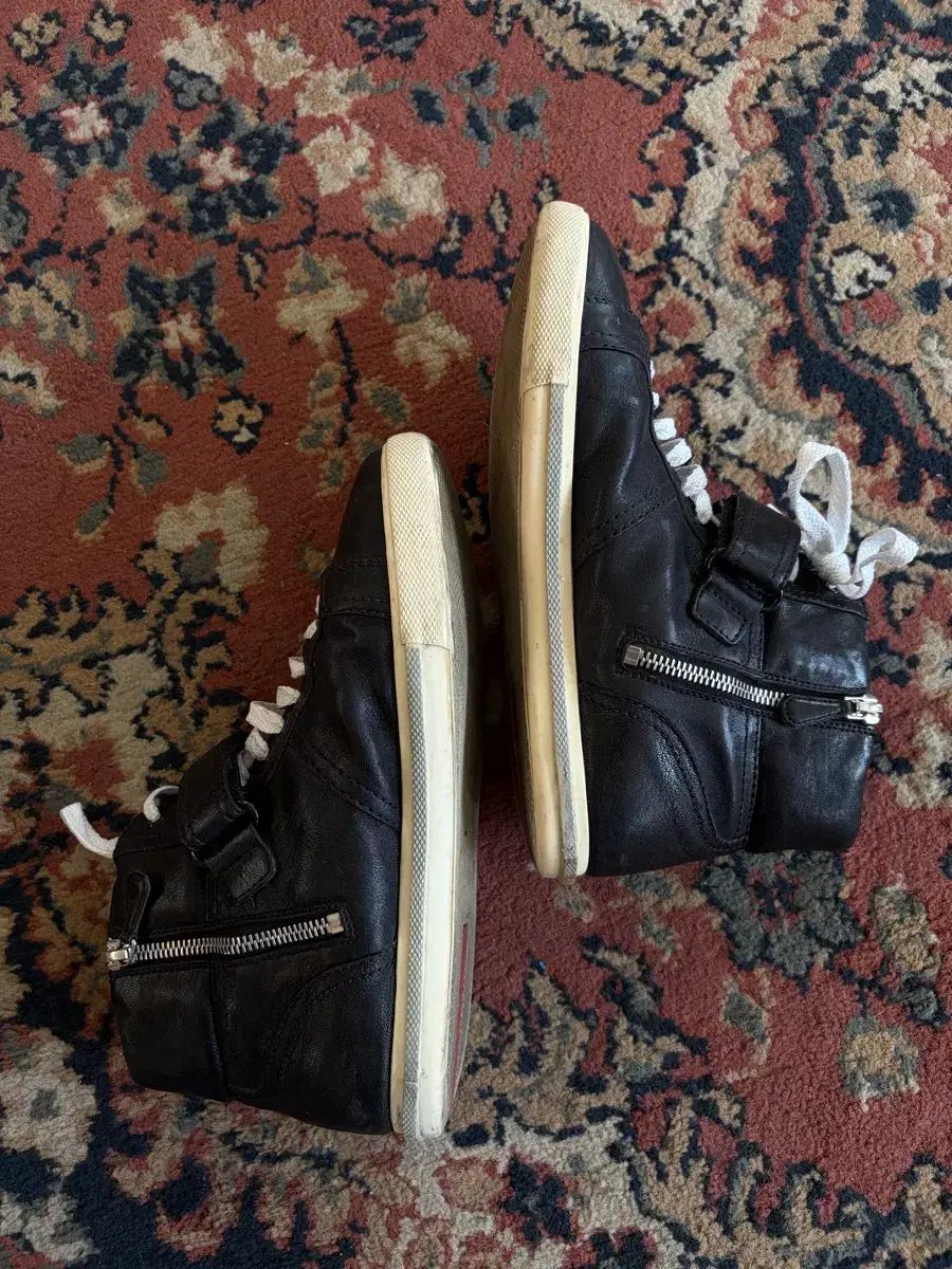 Old prada leather high top