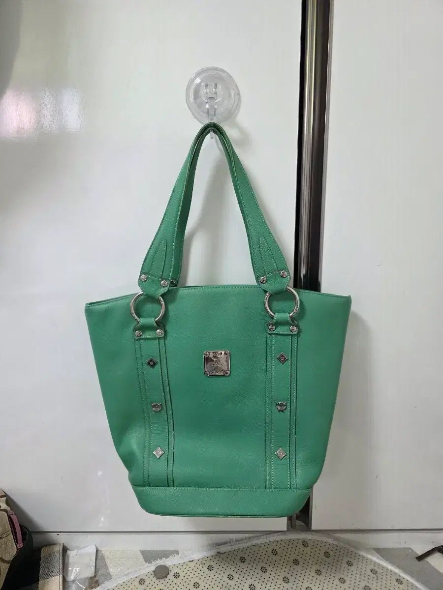MCM トートバッグ グリーン