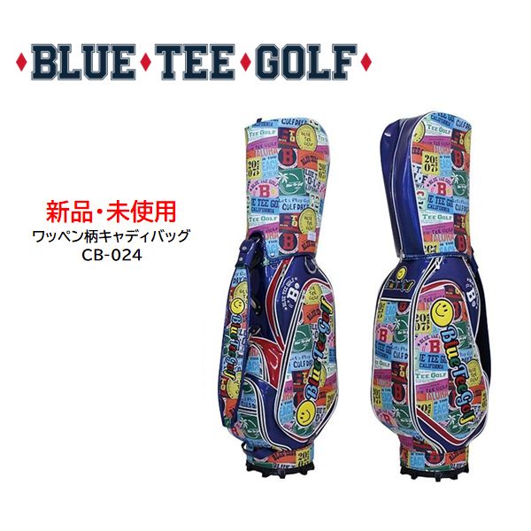【新品・未使用】ブルーティーゴルフ ワッペン柄キャディバッグ CB-024