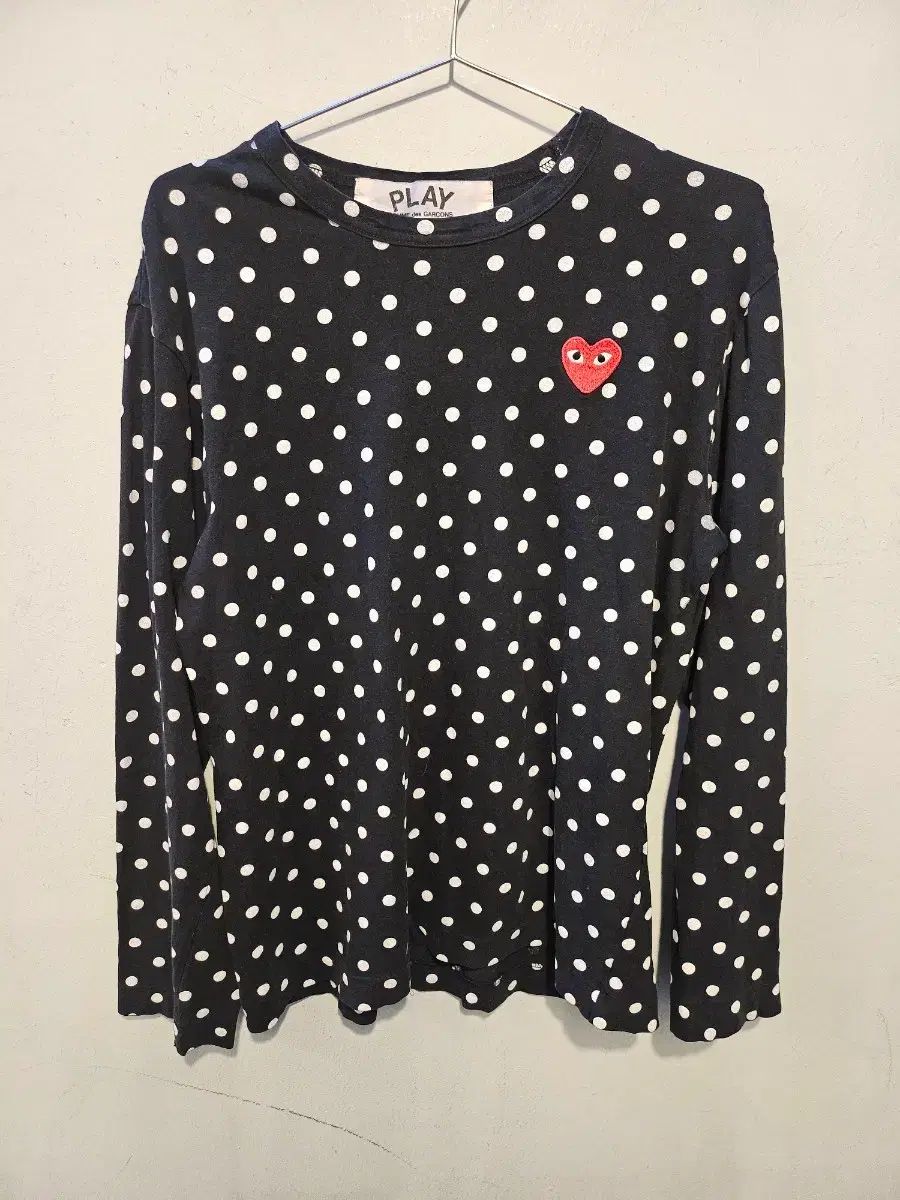 COMME des GARCONS コム・デ・ギャルソン 正規品 ドット レディース ロングスリーブ