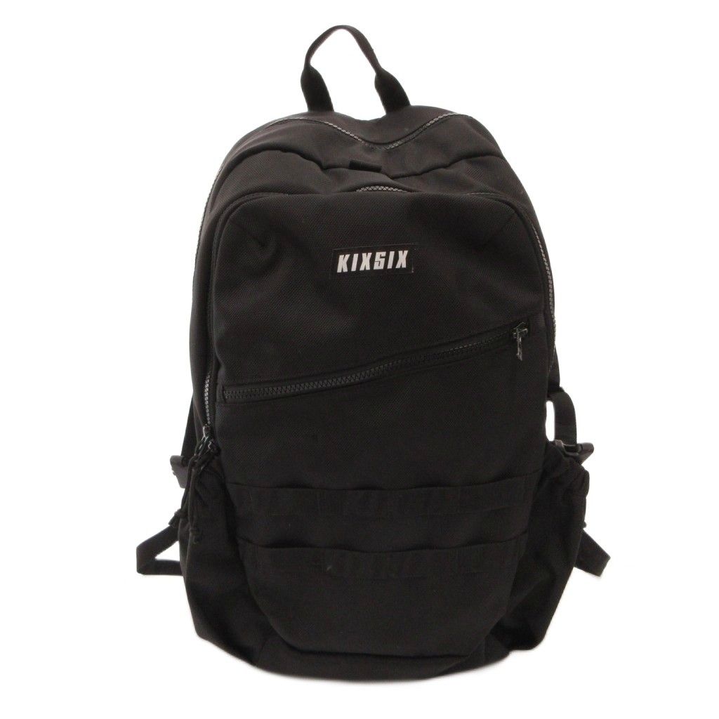 ニューエラ NEW ERA KIXSIX リュックサック デイパック バッグ ロゴ 黒 ブラック /JS ■GY03