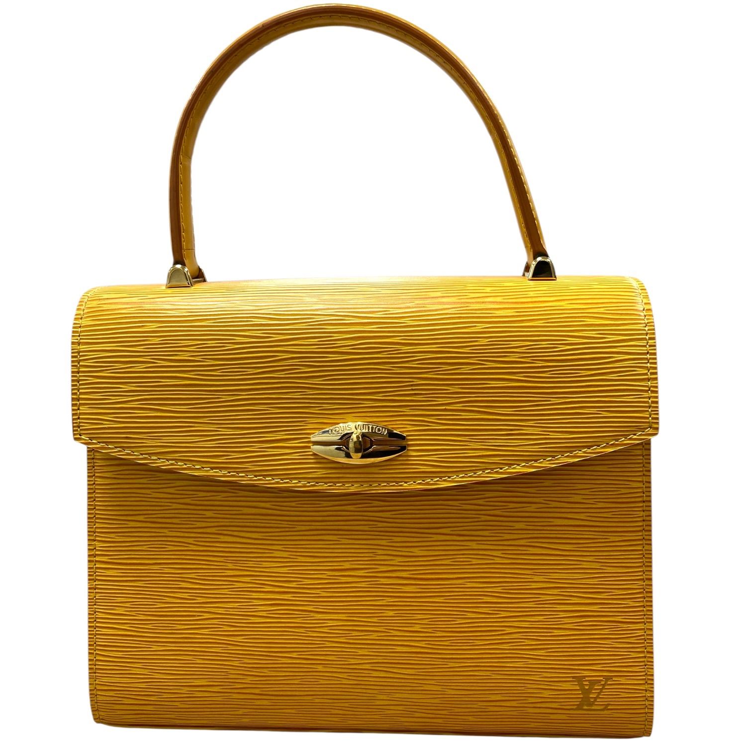 LOUIS VUITTON ルイ・ヴィトン エピ マルゼルブ M52379 レザー イエロー ハンドバッグ キングラム[01]