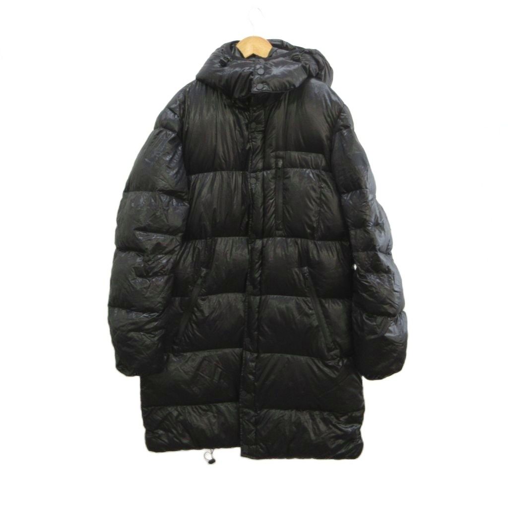 シェルビーノストリート Scervino Street ダウンコート I52 黒 ブラック フード付き ロング丈 キルティング /NP ■GY06