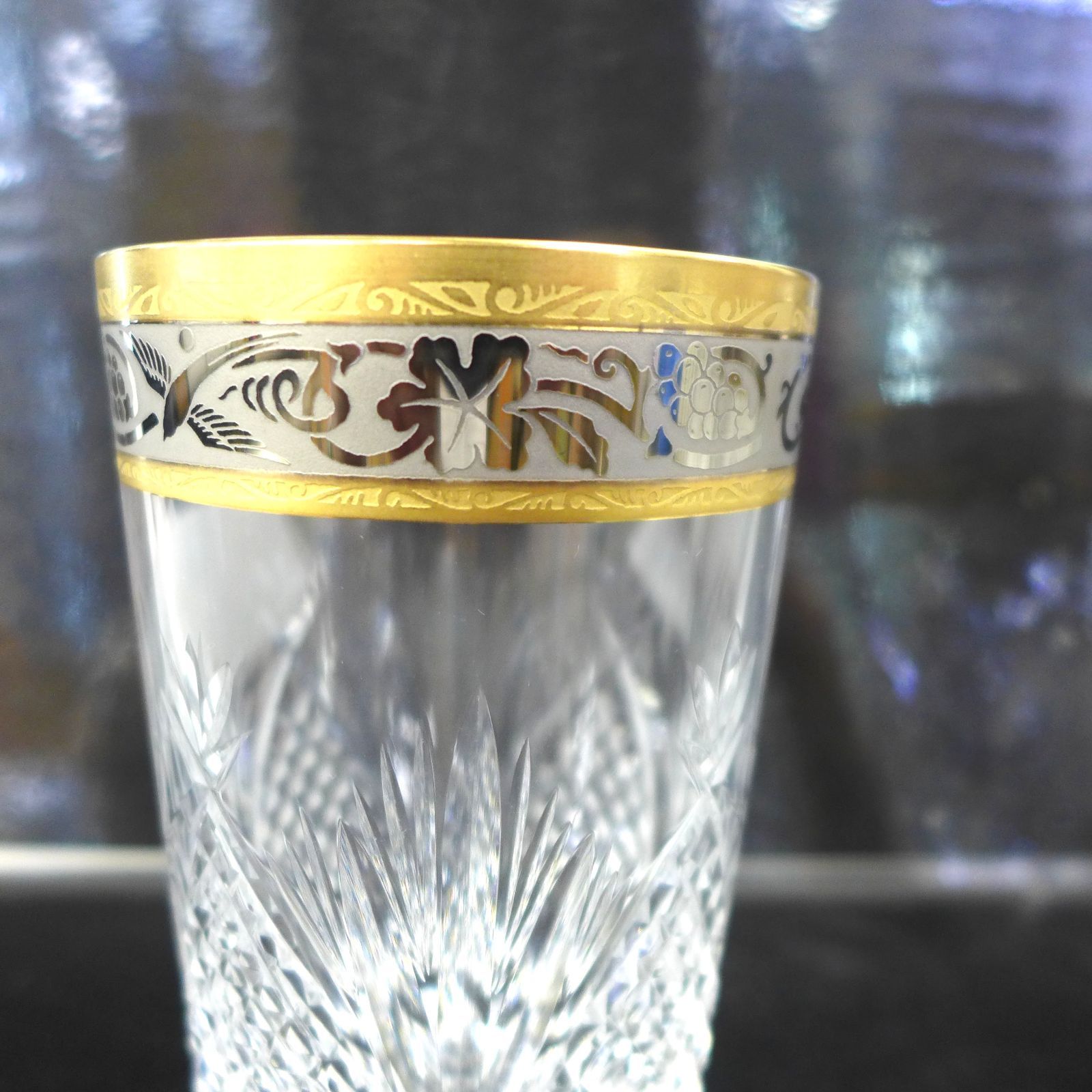 Noritake crystal ノリタケ クリスタル 金彩グラス ヴィンテージ 6客