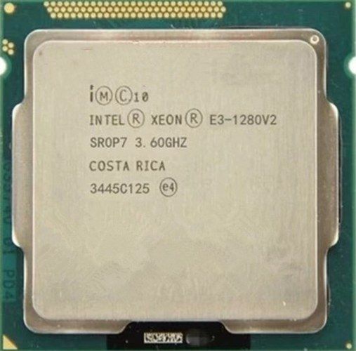 Intel Xeon E3-1280 v2 SR0P7 4C 8T 3.6GHz to 4GHz Socket 1155 Ivy Bridge 22NM 8MB 69W May 2012