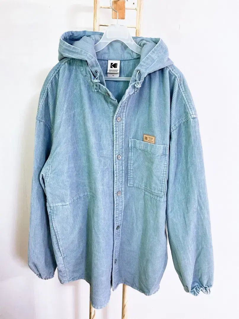 モンヴィンテージ(XL)コダック(コダック)メンズコーデュロイ골デンフーディジャケット