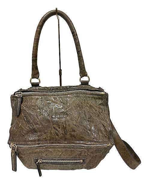 【中古】GIVENCHY ジバンシィ バッグ 2WAY パンドラ ブラウン レザー レディース＿s29＿セルモアから出品＿s-0168-r29