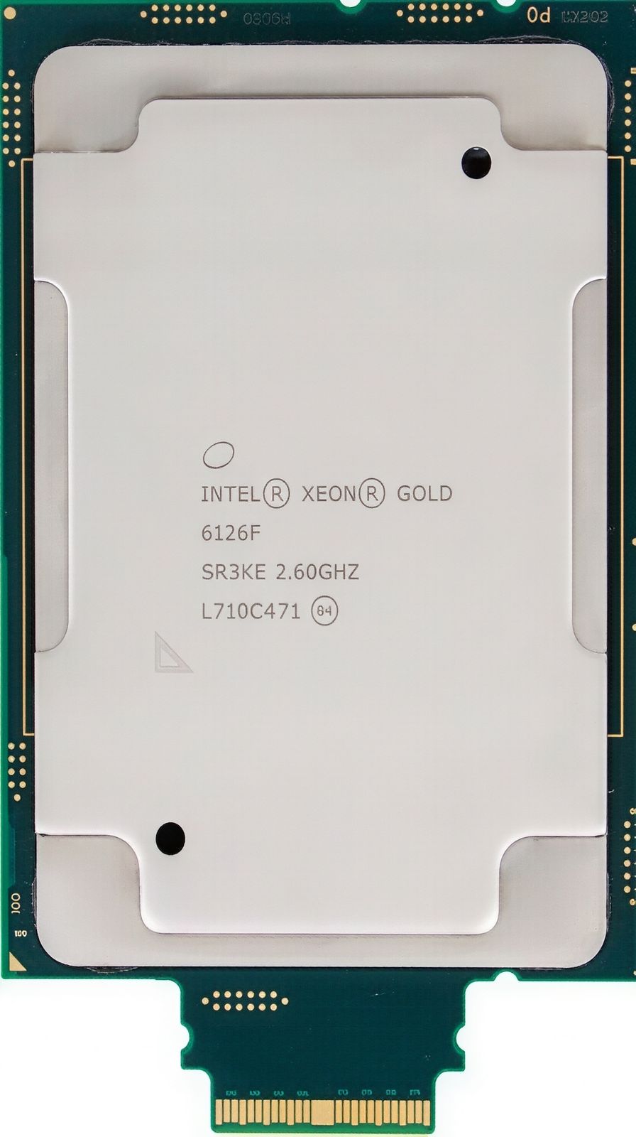 Intel Xeon Gold 6126F SR3KE 12C 2.6GHz to 3.7GHz LGA3647 19.25MB 135W DDR4-2666
