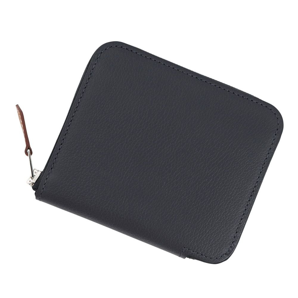 エルメス コインケース アザップコンパクト シルクイン キャバン/シルバー金具 エバーカラー G刻印 HERMES 財布