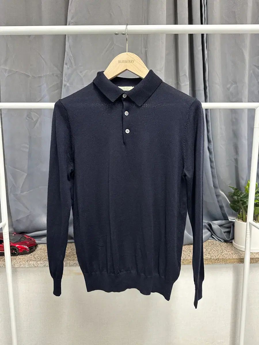 スーツサプライ 正規品 / メンズ95 / ニット 長袖 カラーTシャツ