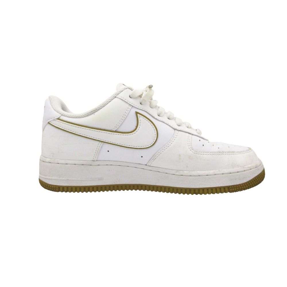 NIKE ナイキ スニーカー エアフォース ローカット 厚底ソール ゴールド 